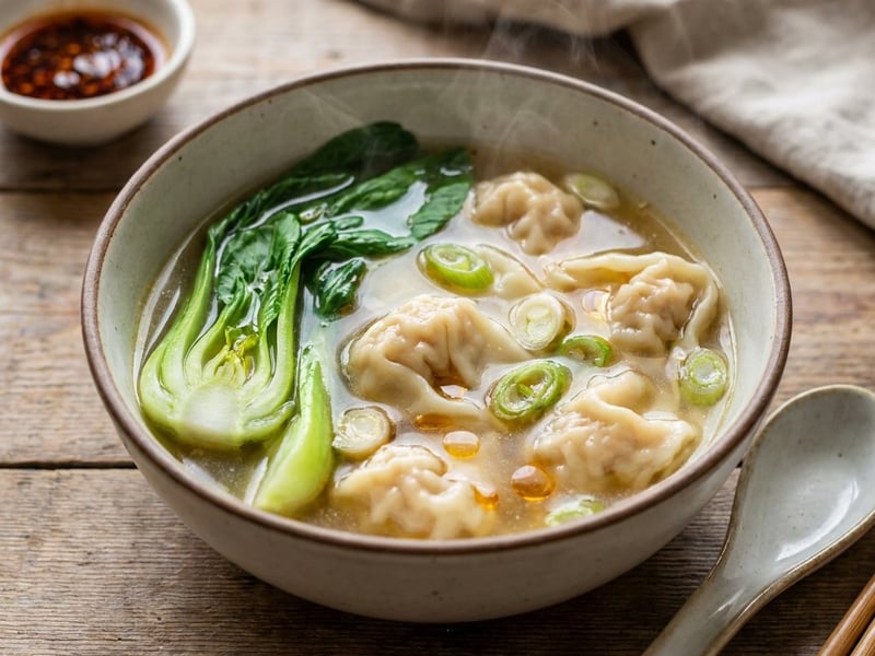 Klassische Wan-Tan-Suppe | Aromatisch & Frisch