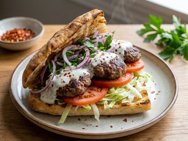 Köfte Ekmek | Crispy Turkish Street Food