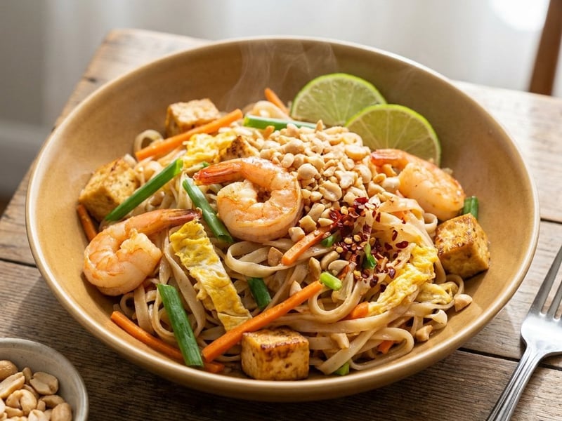 Pad Thai with Prawns | Spicy Thai Classic