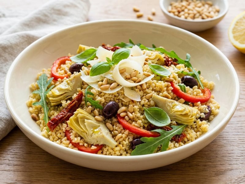 Sizilianischer Bulgursalat | Mediterraner Sommergenuss