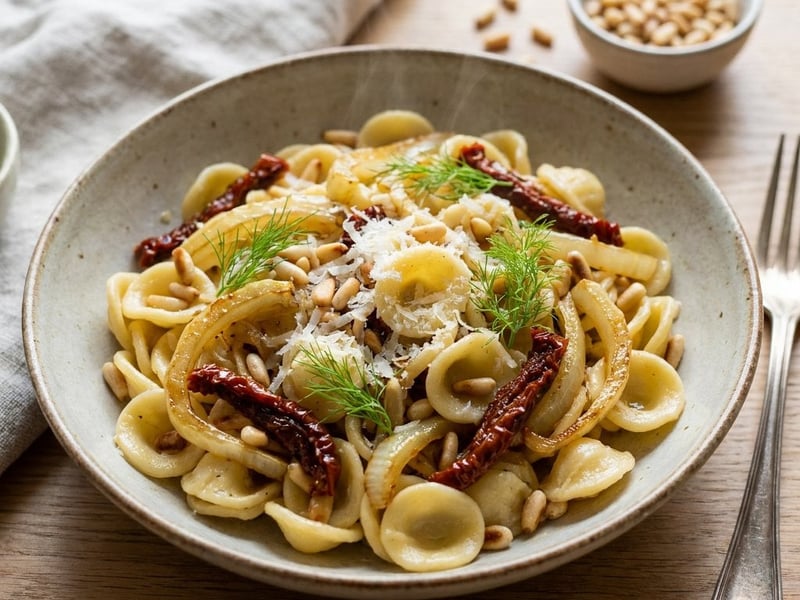 Orecchiette with Braised Fennel | Weeknight Pasta