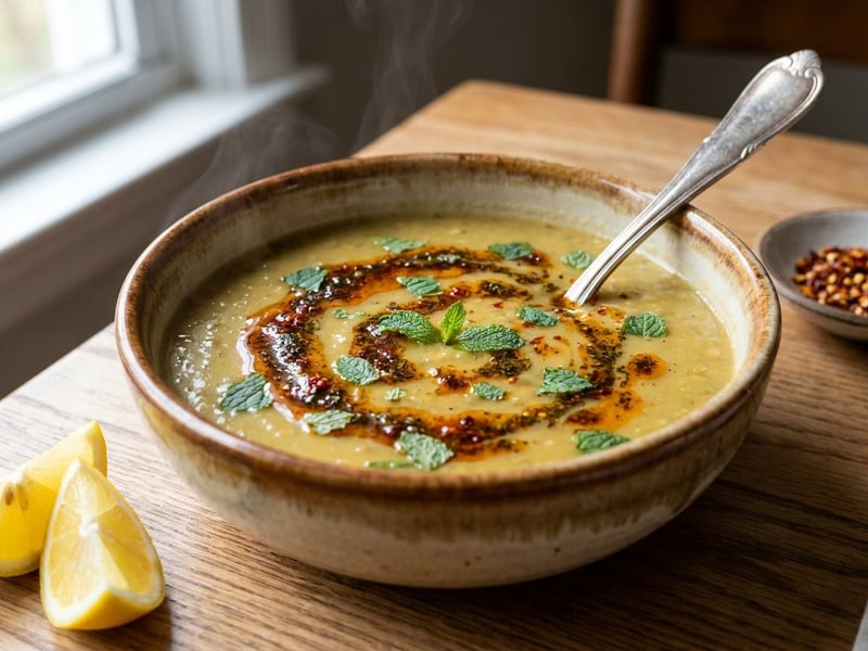 Yeşil Mercimek Çorbası | Türkische grüne Linsensuppe