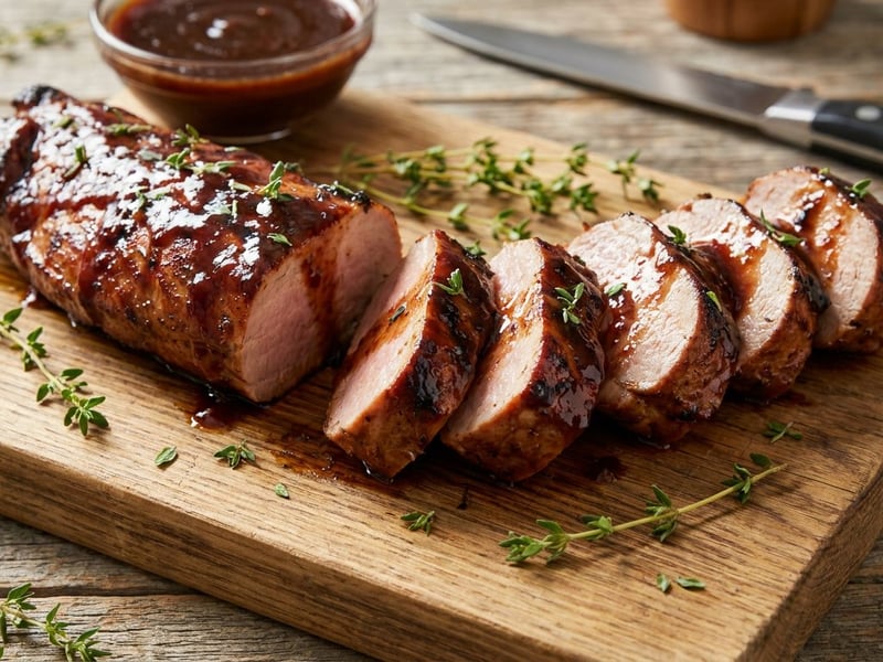 Gegrilltes BBQ-Schweinefilet | Zart & rauchig glasiert