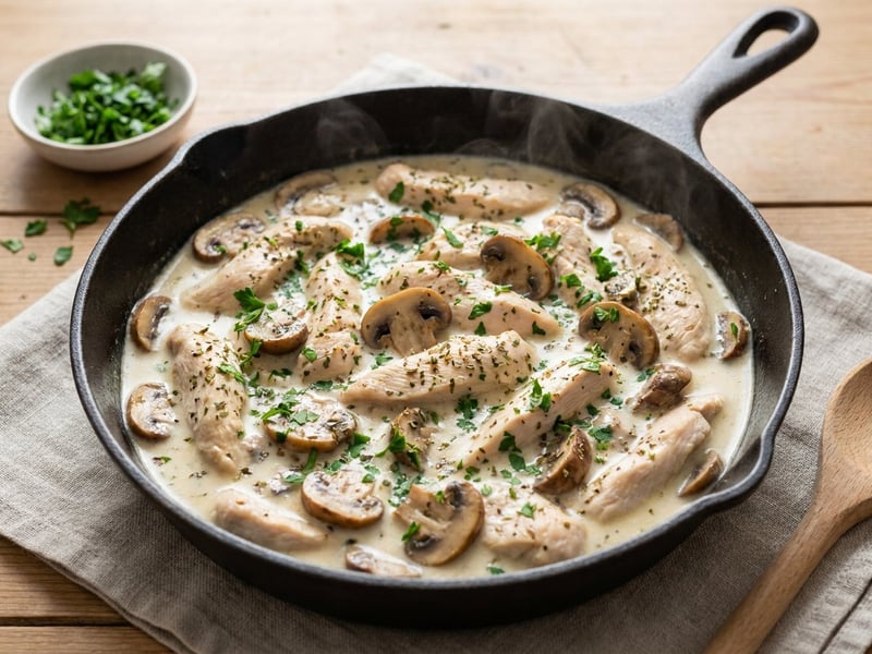 Greek Chicken à la Crème | Ready in 20 minutes