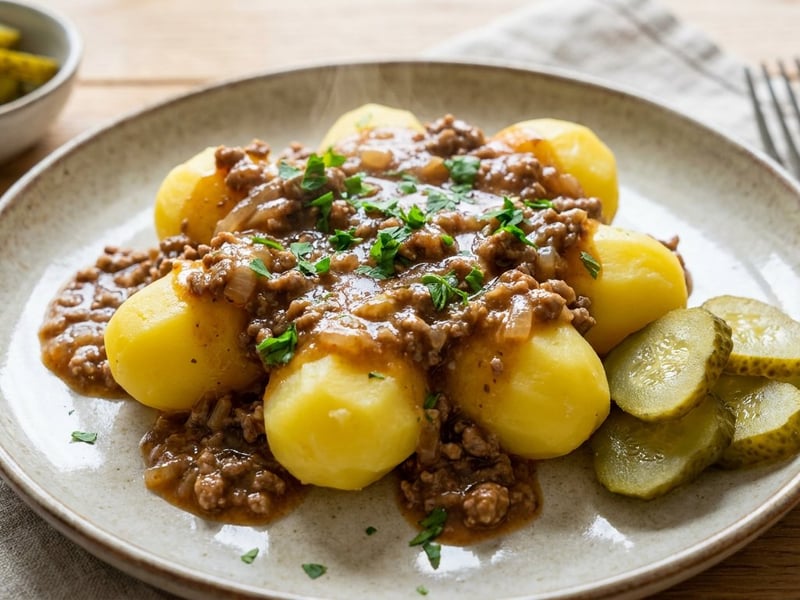 Berlin Gehacktesstippe | Savory & in 25 minutes