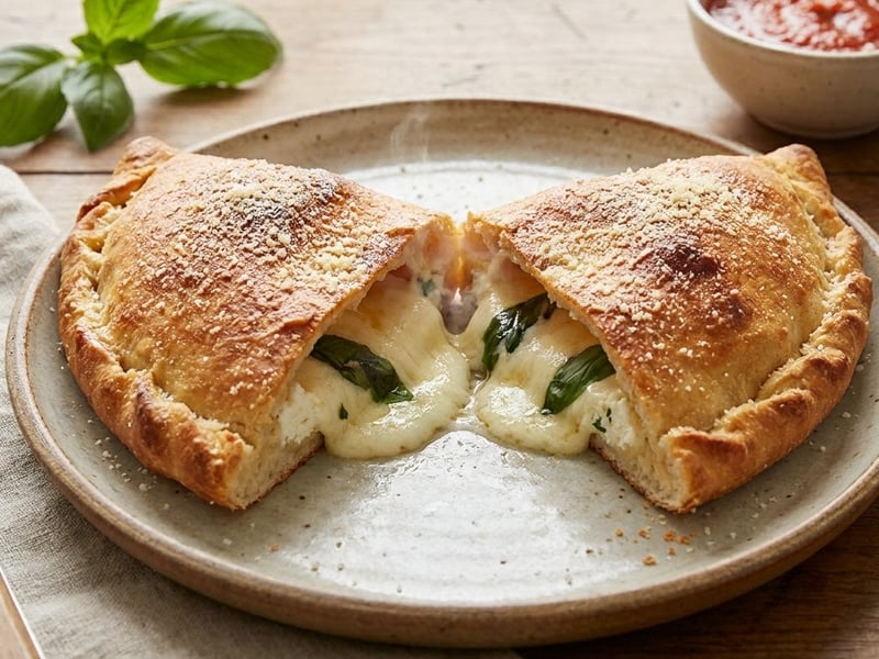 Calzone ai Formaggi | Italienische Käse-Calzone