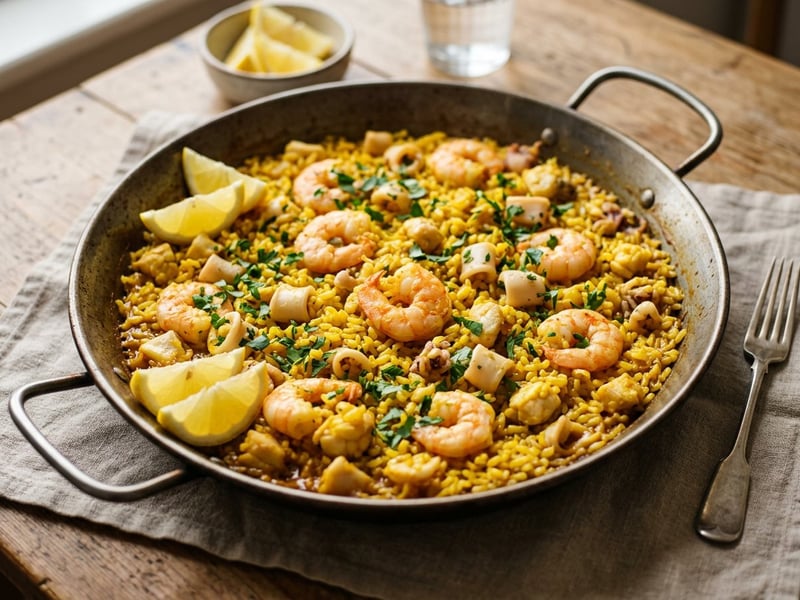 Arroz del Senyoret | Spanish Seafood Rice