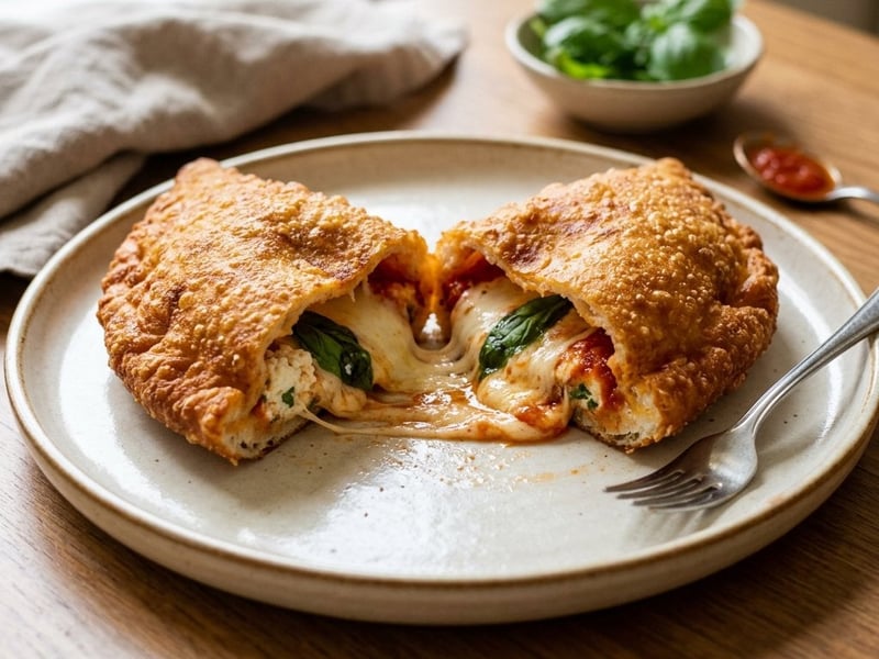Neapolitan Pizza Fritta | Crispy on the outside, creamy on the inside