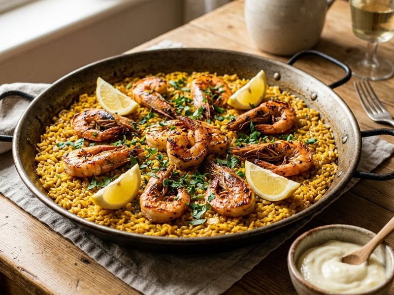 Arroz a Banda | Spanish Prawn Rice Pot