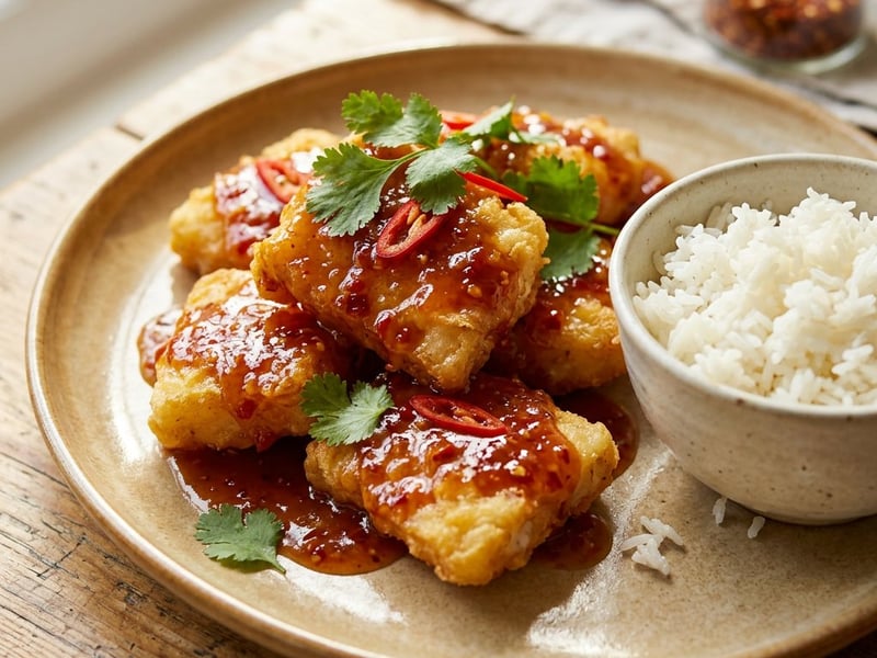 Pla Rad Prik | Crispy Thai Fish with Chili Sauce