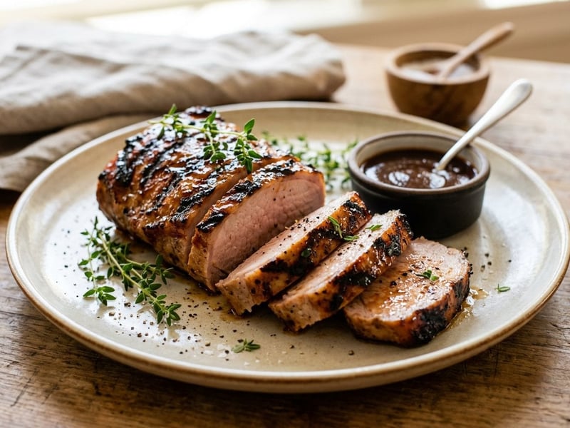 Grilled BBQ Pork Loin | Smoky & Juicy