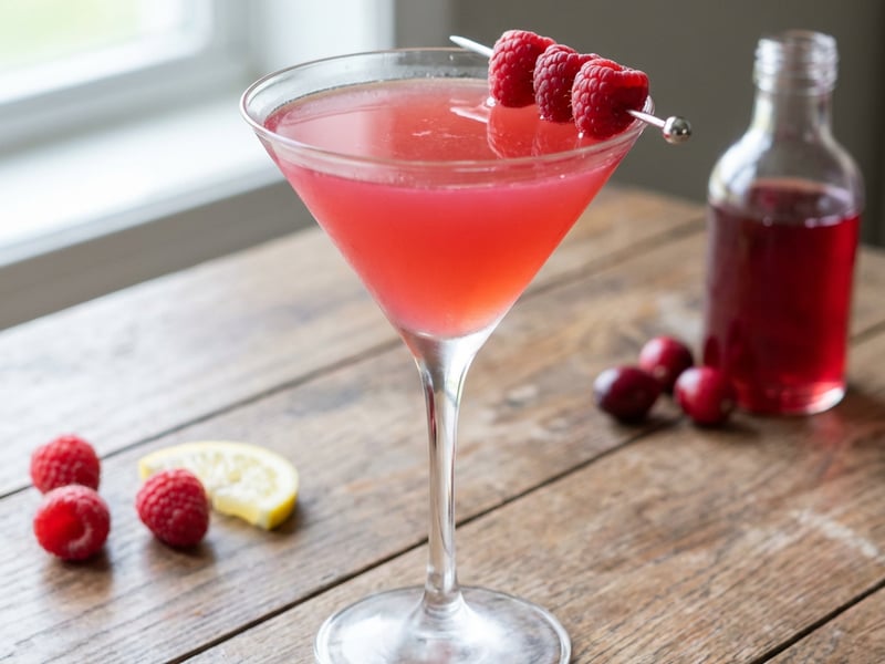 Raspberry Martini