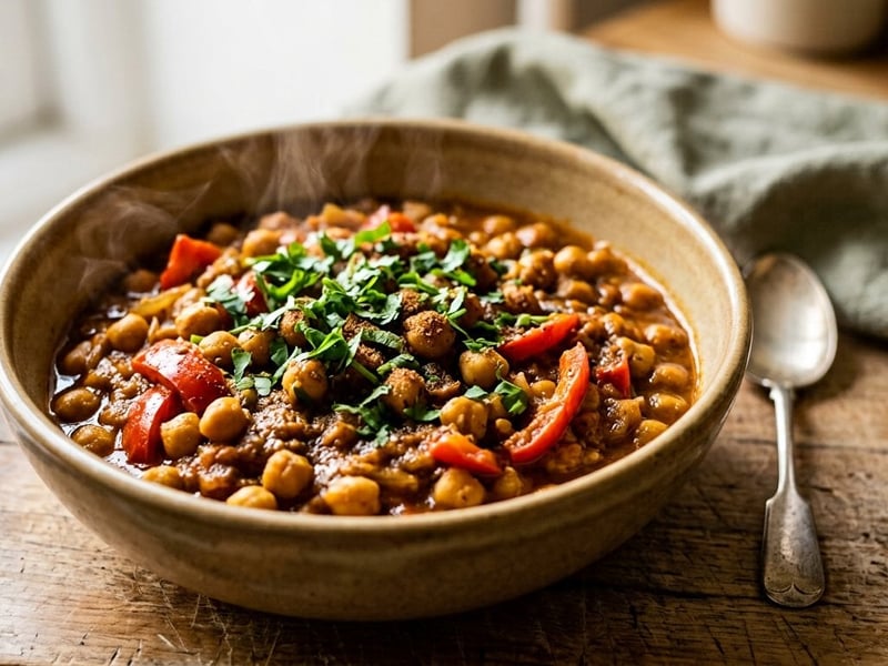 Indian Kadai Chana | Spicy Chickpea Delight