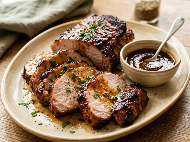 Grilled BBQ Pork Loin | Tender & Juicy