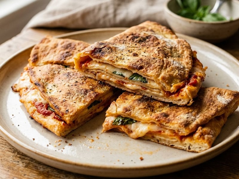 Sicilian Scaccia Ragusana | Stuffed Cheese Flatbread