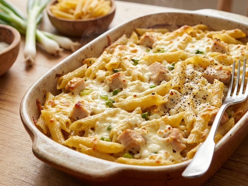 Pasta Bake with Cottage Cheese