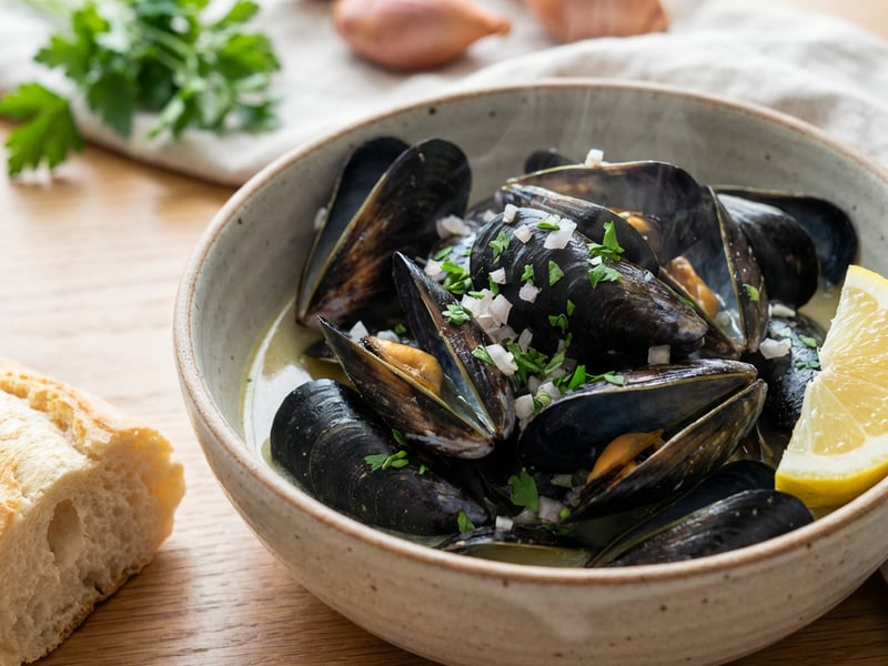 Mussels in Wine