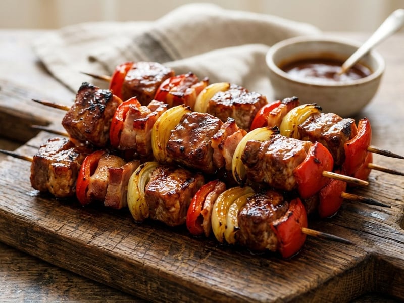 Grilled BBQ Shashlik Skewers | Savory & Juicy