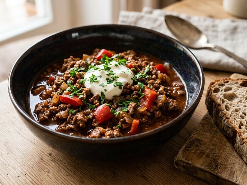 Brewery-Style Minced Meat Goulash | Hearty & in 25 Minutes