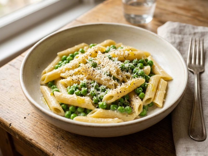 Classic Pasta e Piselli | Quick Pea Pasta in 20 Minutes