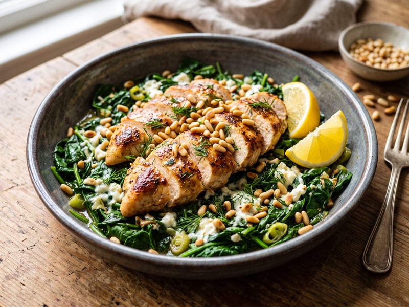 Greek Spanakopita-Style Chicken