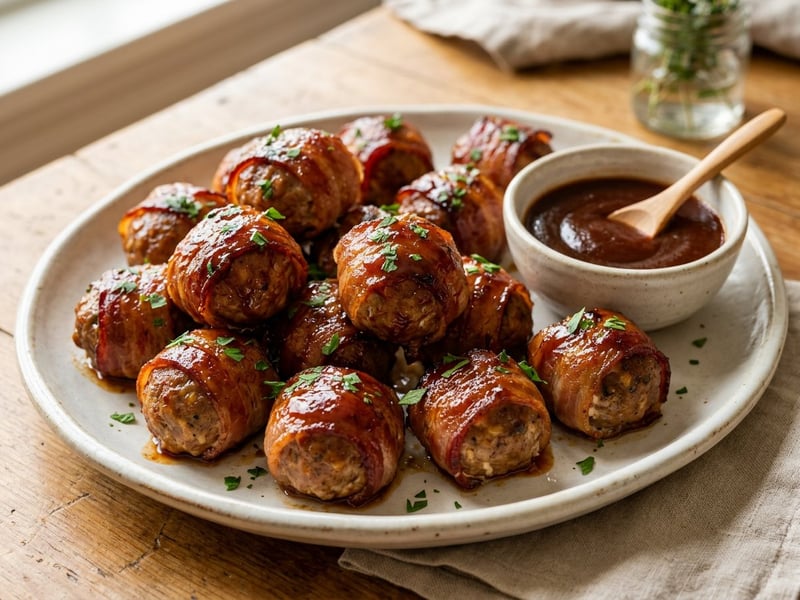 BBQ Moink Balls from the Grill | Smoky & Juicy Glazed