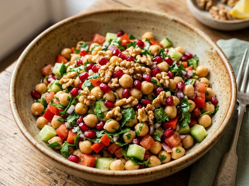 Turkish Chickpea Salad Gavurdağı Style | Nohutlu Gavurdağı Salatası