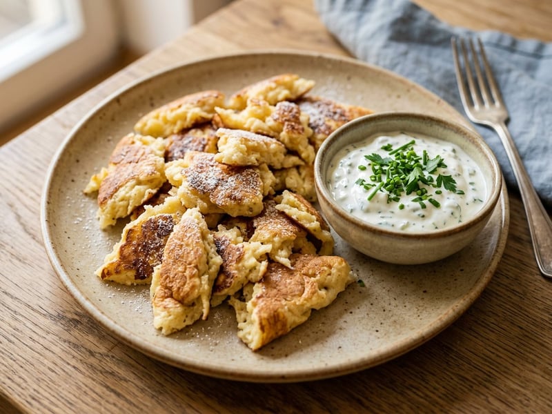 Baden Kratzete with Herb Quark
