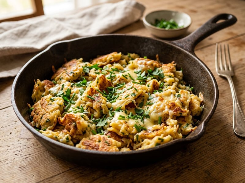 Baden-Style Herb Kratzete | Savory Brunch Classic
