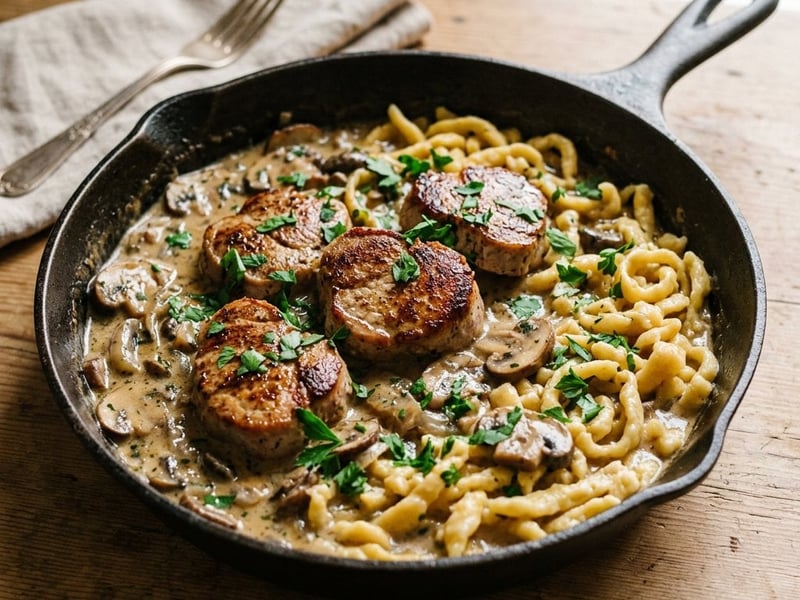 Schwäbischer Filettopf | Zartes Filet in Rahmsauce