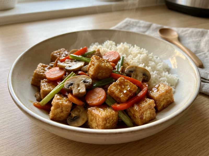 Tofu Chop Suey from the Wok | Crisp Vegetables in 15 Min.