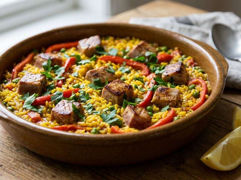 Spanish Tuna Rice Pot | Arroz con Atún