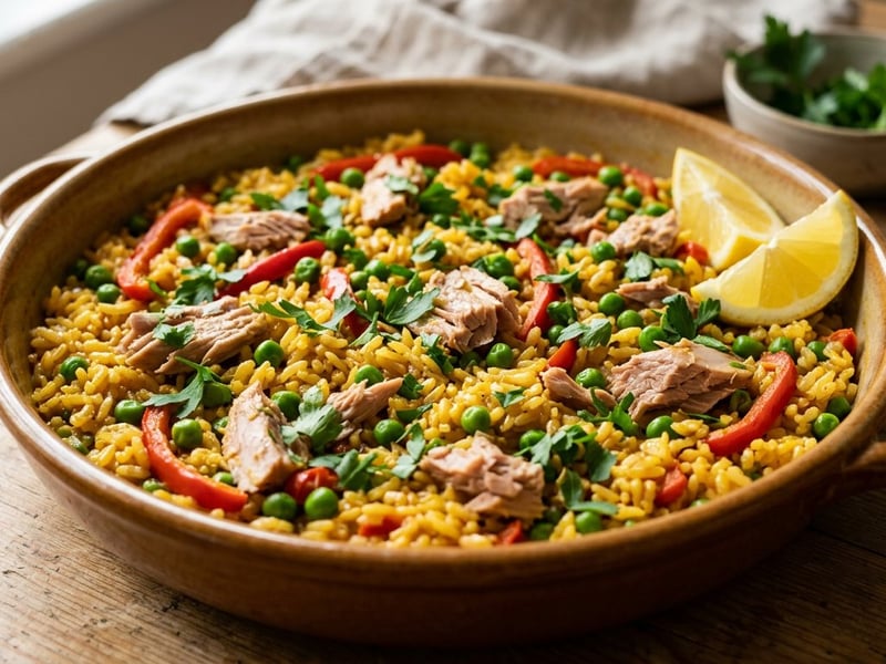 Arroz con Atún | Spanish Tuna Rice Pot