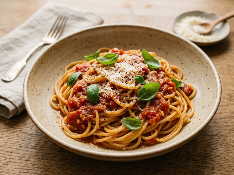 Spaghetti all'Aglione | Tuscan Garlic Classic