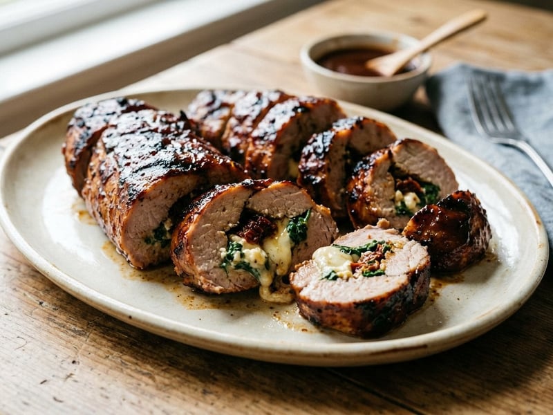 Gefülltes BBQ-Schweinefilet | Zart & Rauchig
