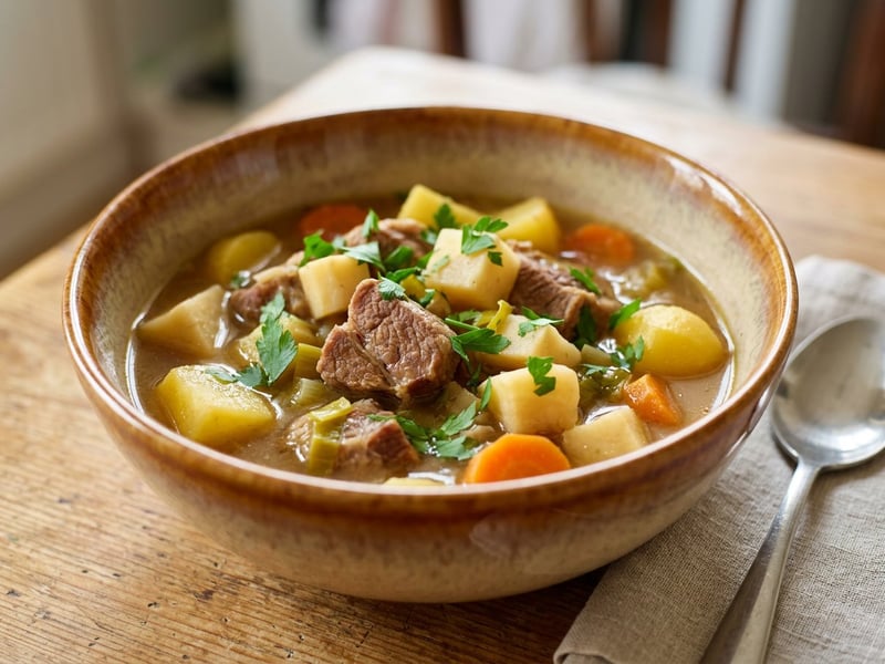 Pastinakeneintopf mit Schweinenacken | Herzhafter Herbstgenuss
