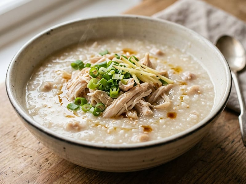 Asiatisches Hähnchen-Congee | Samtig & Wärmend