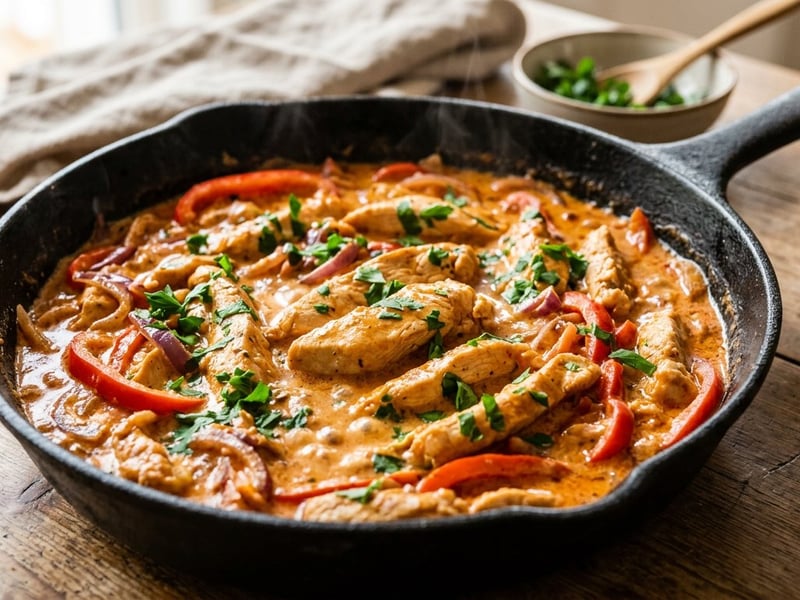 Griechisches Metaxa-Hähnchen | In 20 Minuten