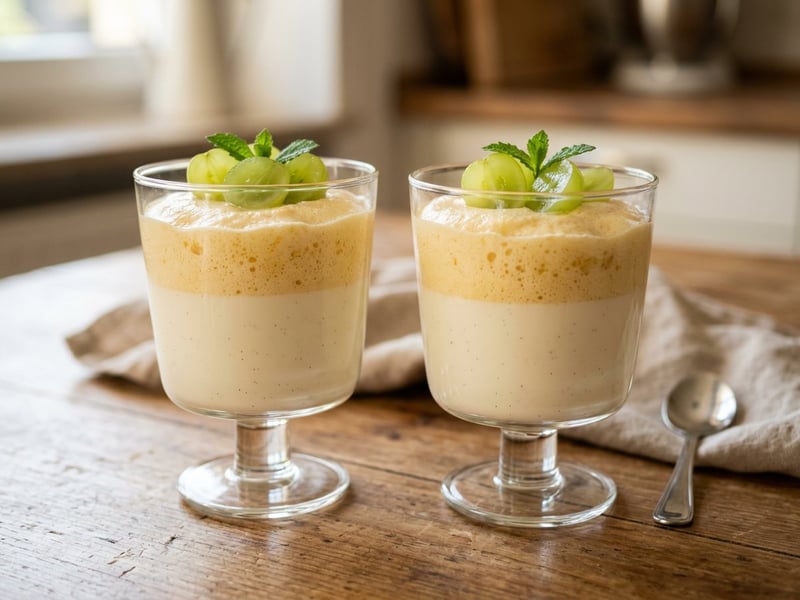 Classic Welfenspeise | Fine Vanilla & Wine Foam