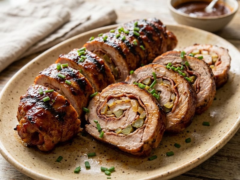 Gegrillte BBQ-Schweinerouladen | Rauchig & Deftig