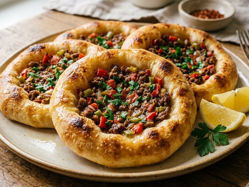 Bursa Cantık | Turkish Mini Minced Meat Pide