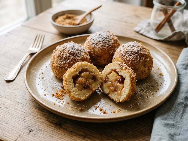Bayerische Apfelknödel | Fruchtig & Zimtsüß