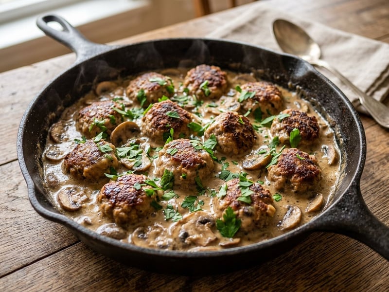 Hearty Hunter-Style Meatballs | Served in 25 Minutes