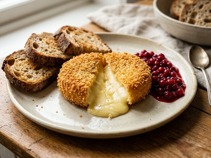 Baked Camembert | Crispy, Creamy Brunch Delight