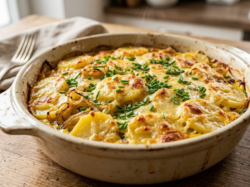 Swabian Kartoffelschlupfer | Hearty Oven Bake
