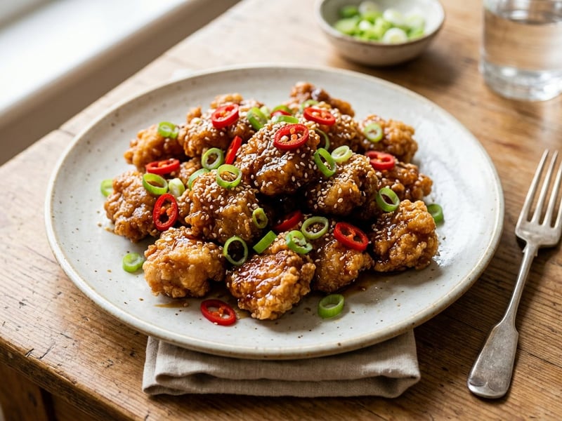 Korean Kkanpunggi | Crispy & Spicy Glazed