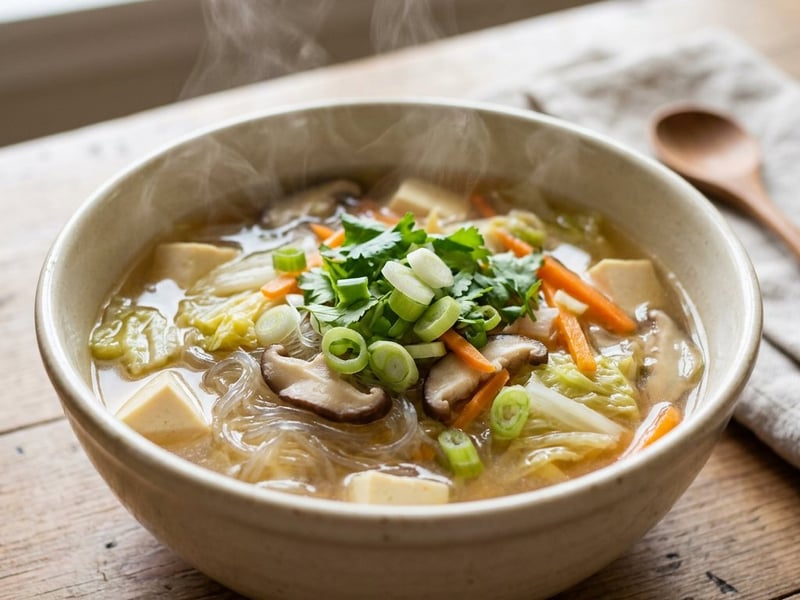 Gaeng Jued Woon Sen | Milde Thai-Glasnudelsuppe