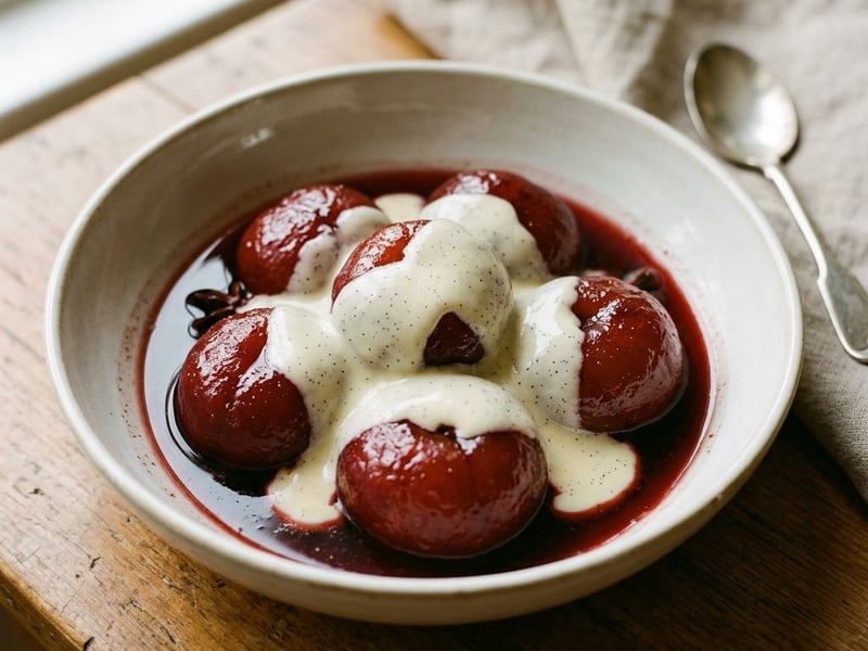 Franconian Red Wine Plums | Spiced & Tender
