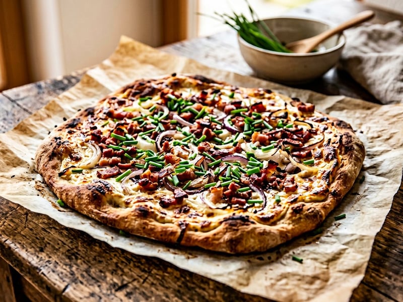 Swabian Sour Cream Dinnete | Crispy Brunch Classic