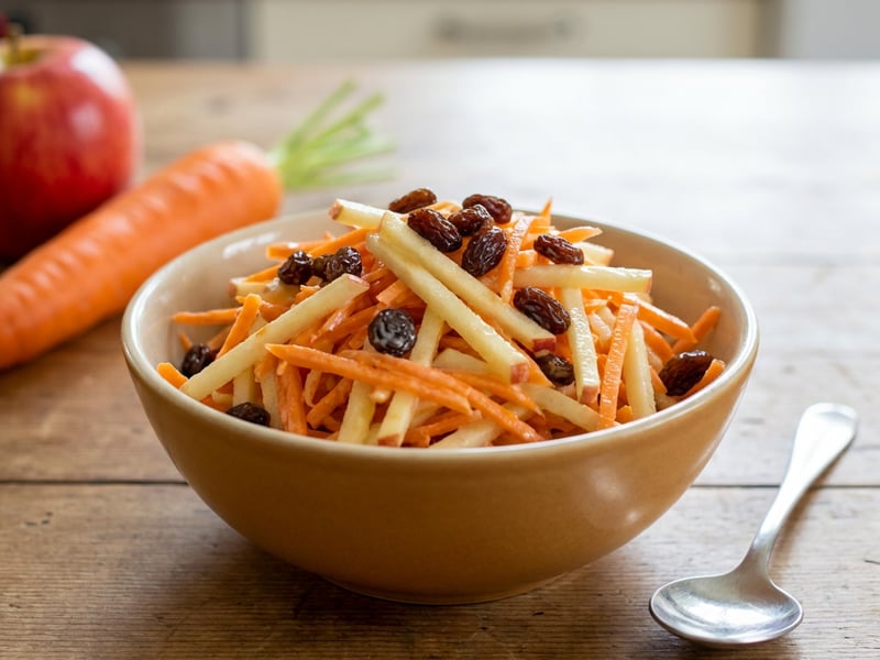 Freche Freunde: Fruity-fresh Carrot-Apple Salad for Children